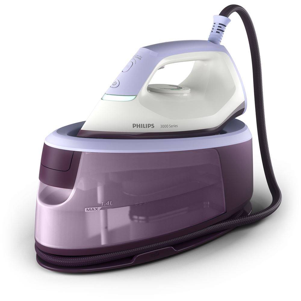 PHILIPS - 3000 series PSG3000/30 Dampfbügelstation - 2400 W - 350 g/min - Keramik-Bügelsohle - 6 bar - 1,4 l - 120 g/min-2