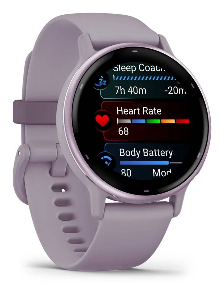 Garmin vívoactive 5 - Orchid - intelligente Uhr mit Band - Silikon - Handgelenkg-2
