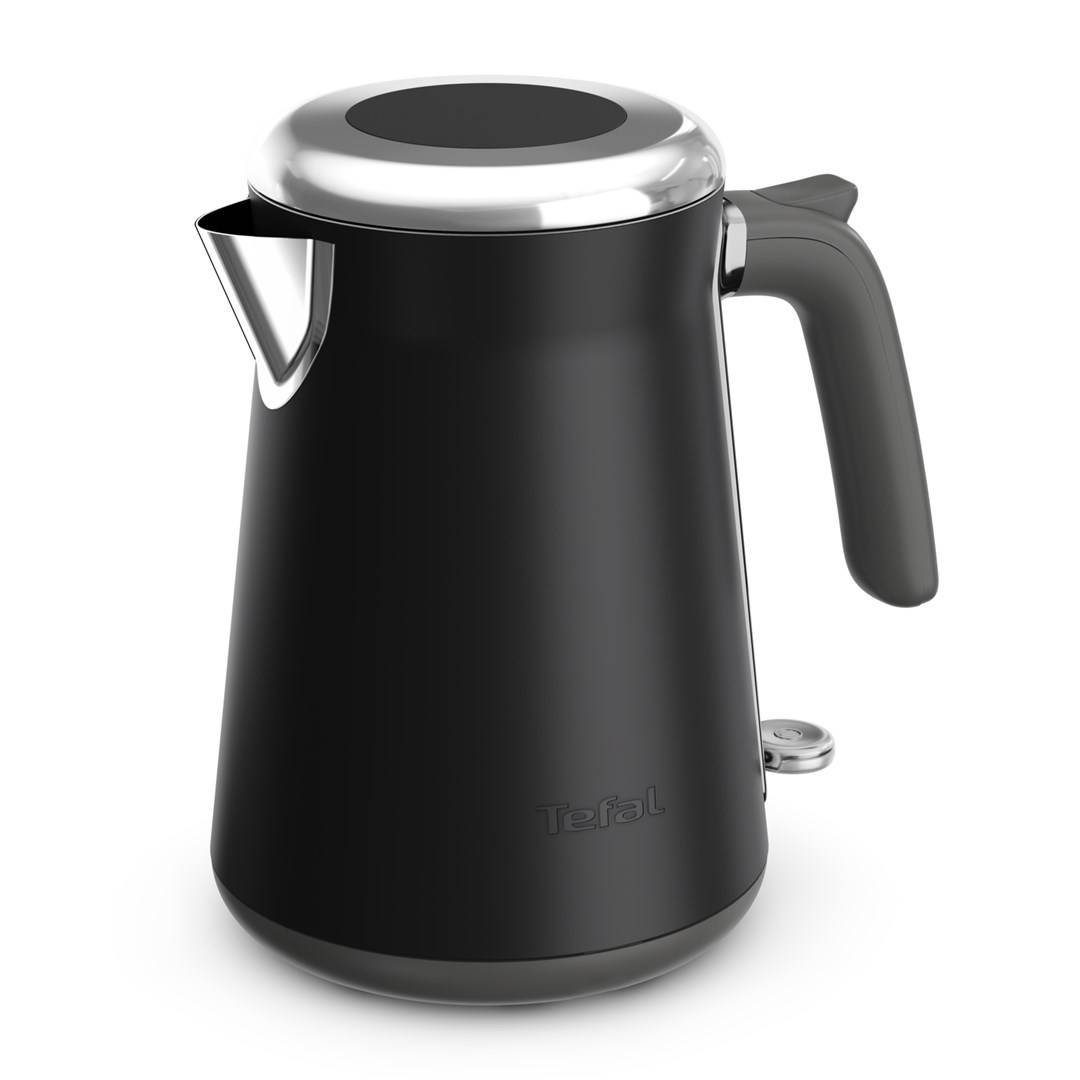 TEFAL - KI6668 Edelstahl schwarz/edelstahl 1.7 Liter-0