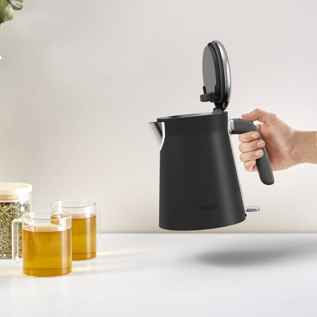 TEFAL - KI6668 Edelstahl schwarz/edelstahl 1.7 Liter-4