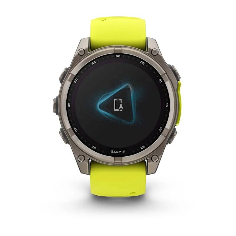 Garmin Fenix 8 - Solar Sapphire Graphite/Yellow-5