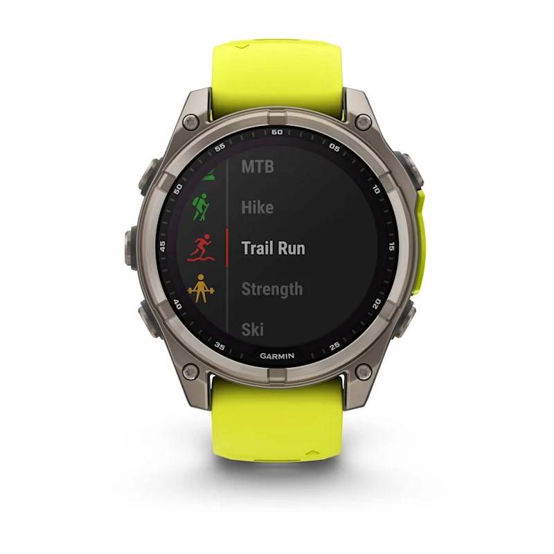 Garmin Fenix 8 - Solar Sapphire Graphite/Yellow-6