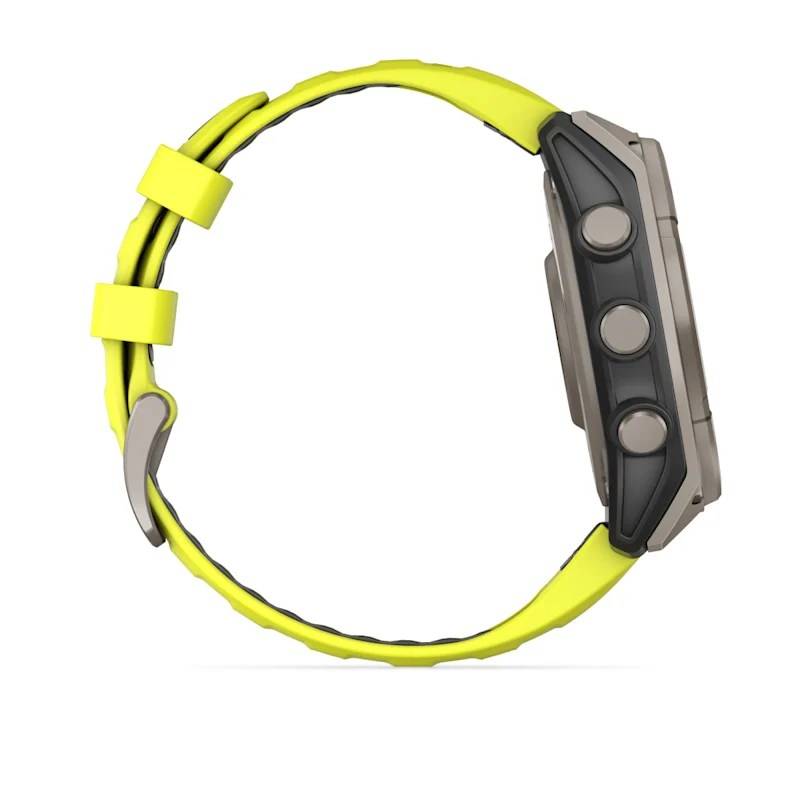 Garmin Fenix 8 - Solar Sapphire Graphite/Yellow-4