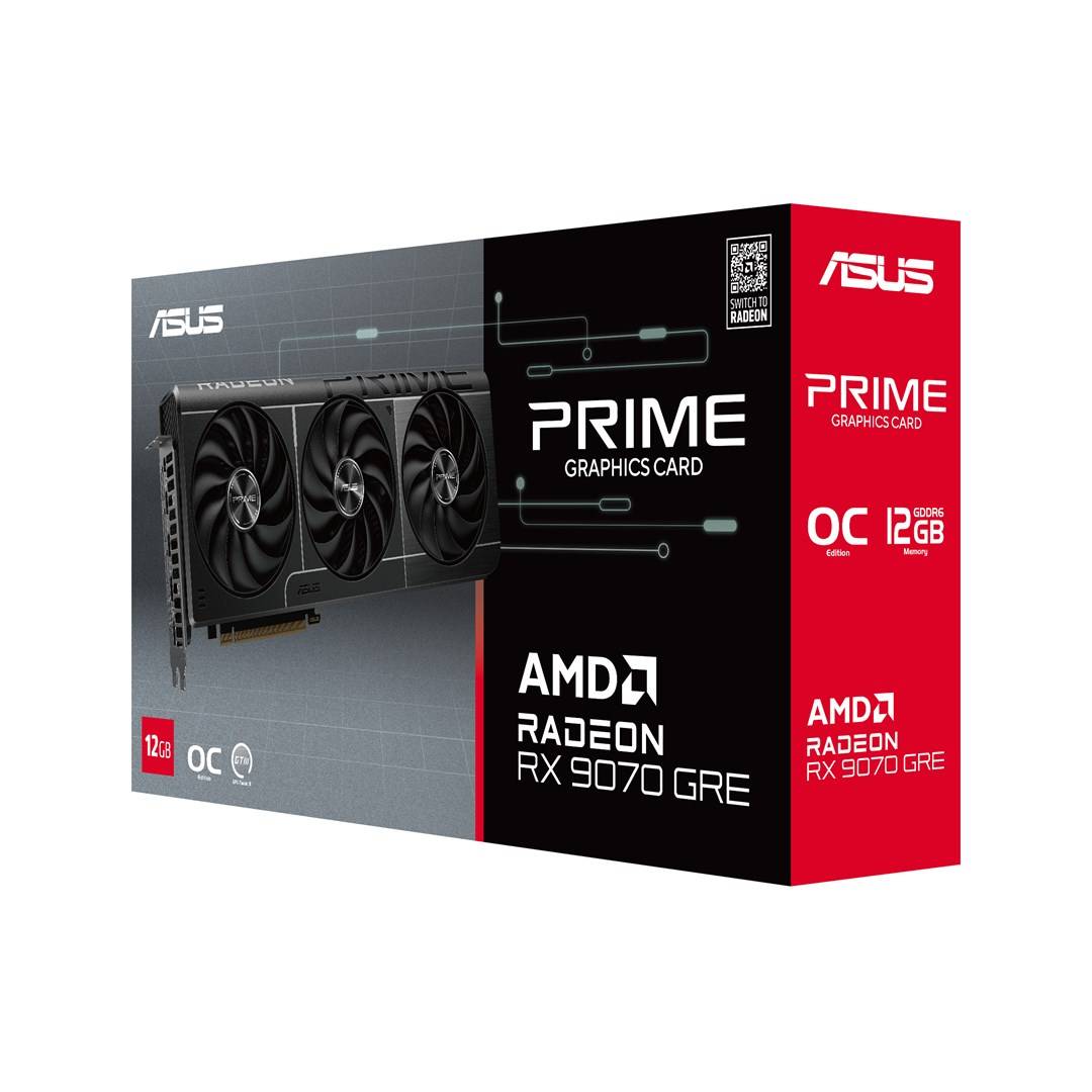 ASUS Prime Radeon RX 9070 GRE OC Edition 90YV0PP0-M0NA00-6