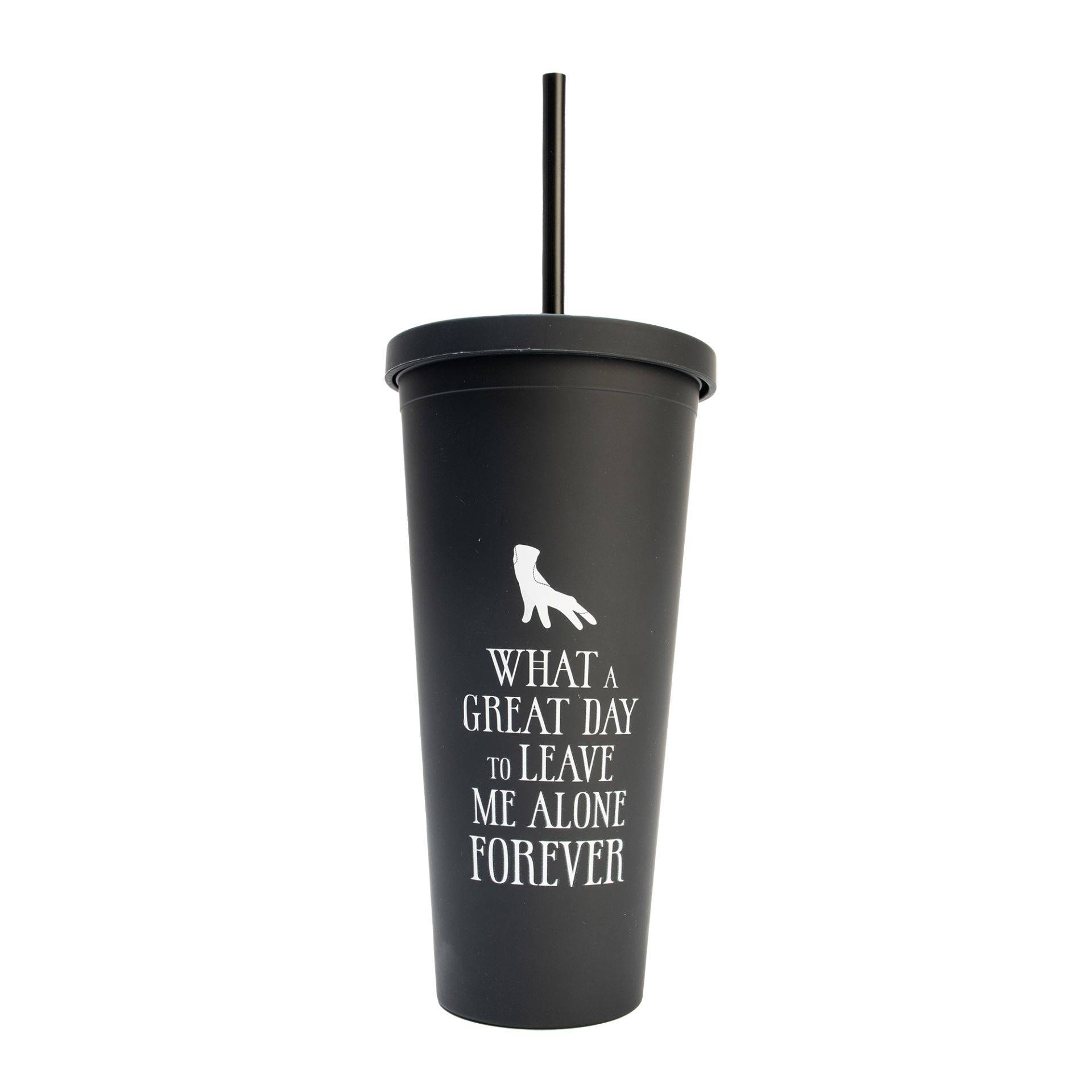 Wednesday - Becher mit Strohhalm (600ml) Multimedia-Technik Lizensierte Tassen-0