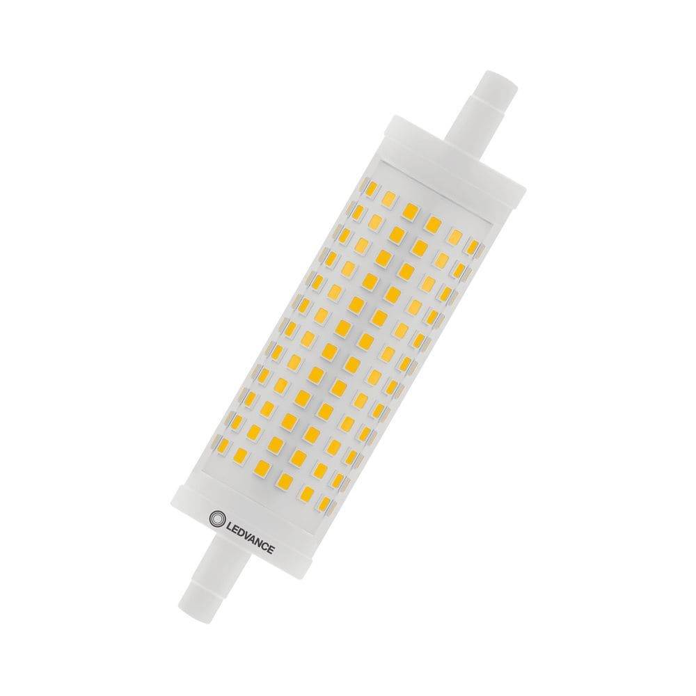 LEDV LED Stablampe 18,2-150W/827 2452lm R7s L118mm D28mm dimmbar 300° EEK E-0