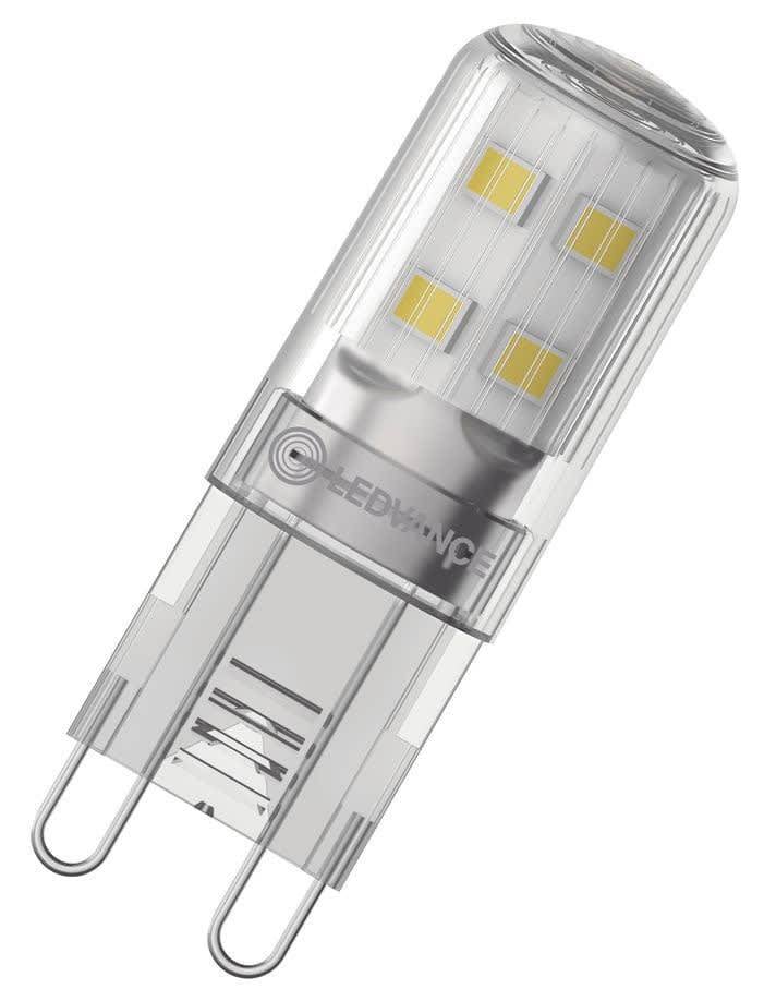 LEDVANCE Osram LED-Leuchtmittel LED PIN20 1.9W 827 CL G9 P-0