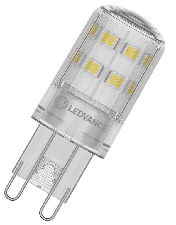 LEDV LED Stiftsockel 3-30W/827 320lm G9 300° dimmbar 25000h 49x18mm EEK F
