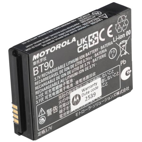 Original Motorola Li-Ion Akku für PMR CLP446 CLP446e - BT90 HKNN4013ASP01 - 3,7 V 1800 mAh 53x35x9 mm