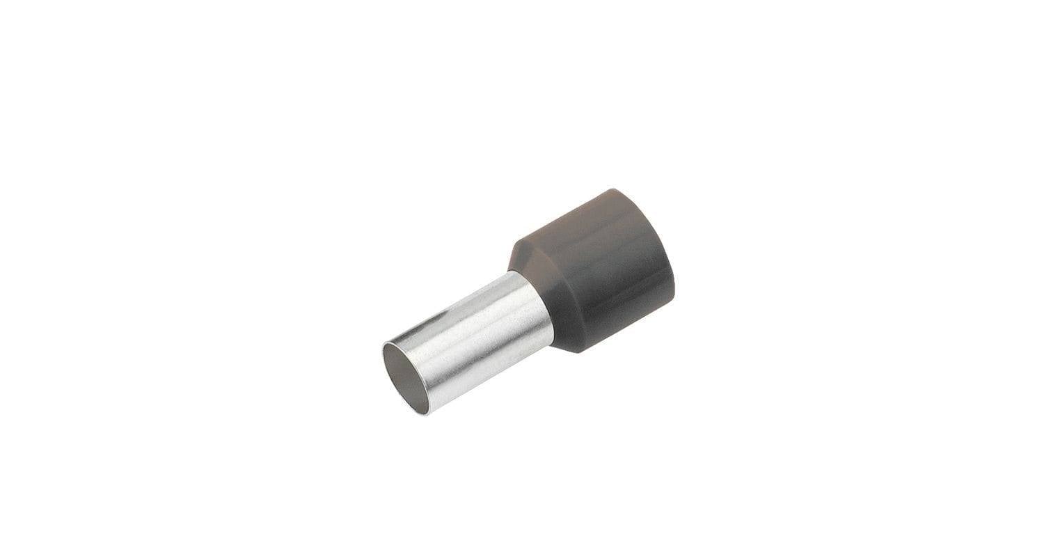 Cimco 18 1022 Aderendhülse 25 mm² Teilisoliert Schwarz 50 St.-0