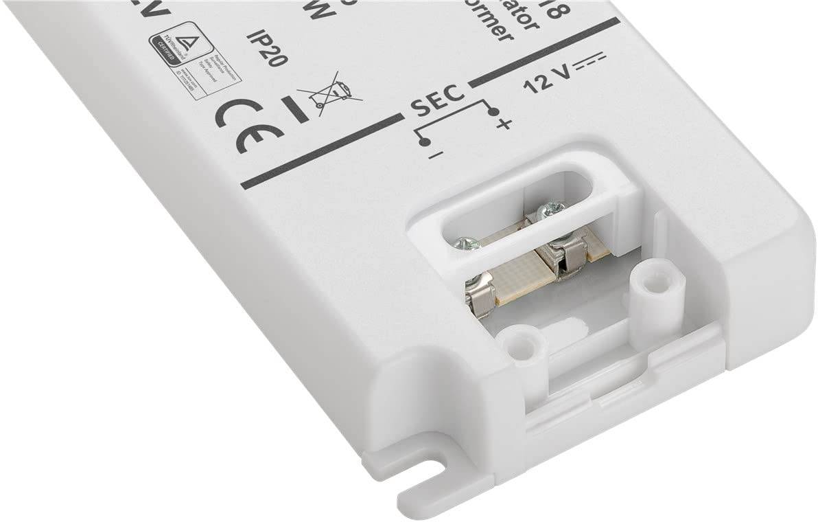 Goobay 60418 Flacher LED Trafo 230 V auf 12 V Gleichspannung (DC) 30W LED Beleuchtung LED Treiber Konstantstromquelle-4