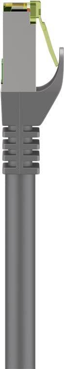 Goobay 61124 RJ45 Patchkabel mit CAT 8.1 S/FTP Rohkabel halogenfrei 2.000 MHz Netzwerkkabel LAN Internetkabel Grau 20m-2