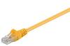 Goobay 68346 CAT 5e Netzwerkkabel RJ45 Stecker 100 MHz CCA Leiter Ethernet LAN Kabel U/UTP Internetkabel Gelb 10m