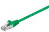Goobay 50183 CAT 5e Netzwerkkabel RJ45 Stecker 100 MHz CCA Leiter Ethernet LAN Kabel F/UTP Internetkabel Grün 5m