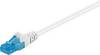 Goobay 59834 CAT 6A Netzwerkkabel RJ45 Stecker Kupfer CU halogenfrei Ethernet LAN Kabel U/UTP Internetkabel Weiß 30m