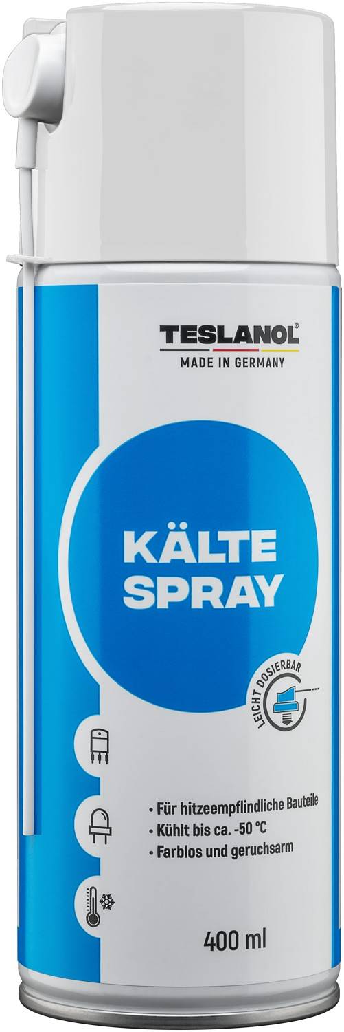 Teslanol 26034 Kältespray zur Kühlung von hitzeempfindlichen Bauteilen Kälteschockspray Kühlspray Spraydose 400 ml-0