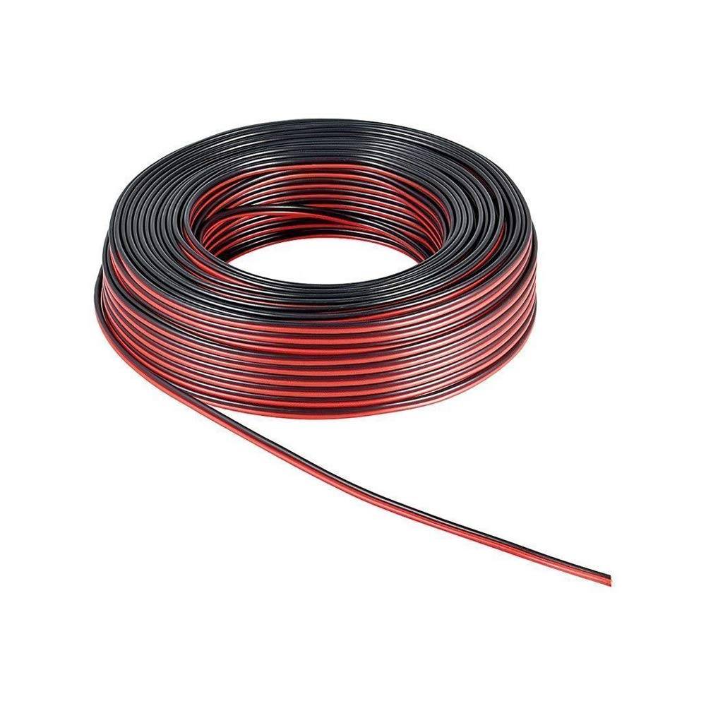 Goobay 67738 Lautsprecherkabel 2x 4mm² CCA Litze / Audiokabel Boxenkabel Litzenkabel Subwoofer Kabel / Rot Schwarz / 10m-1