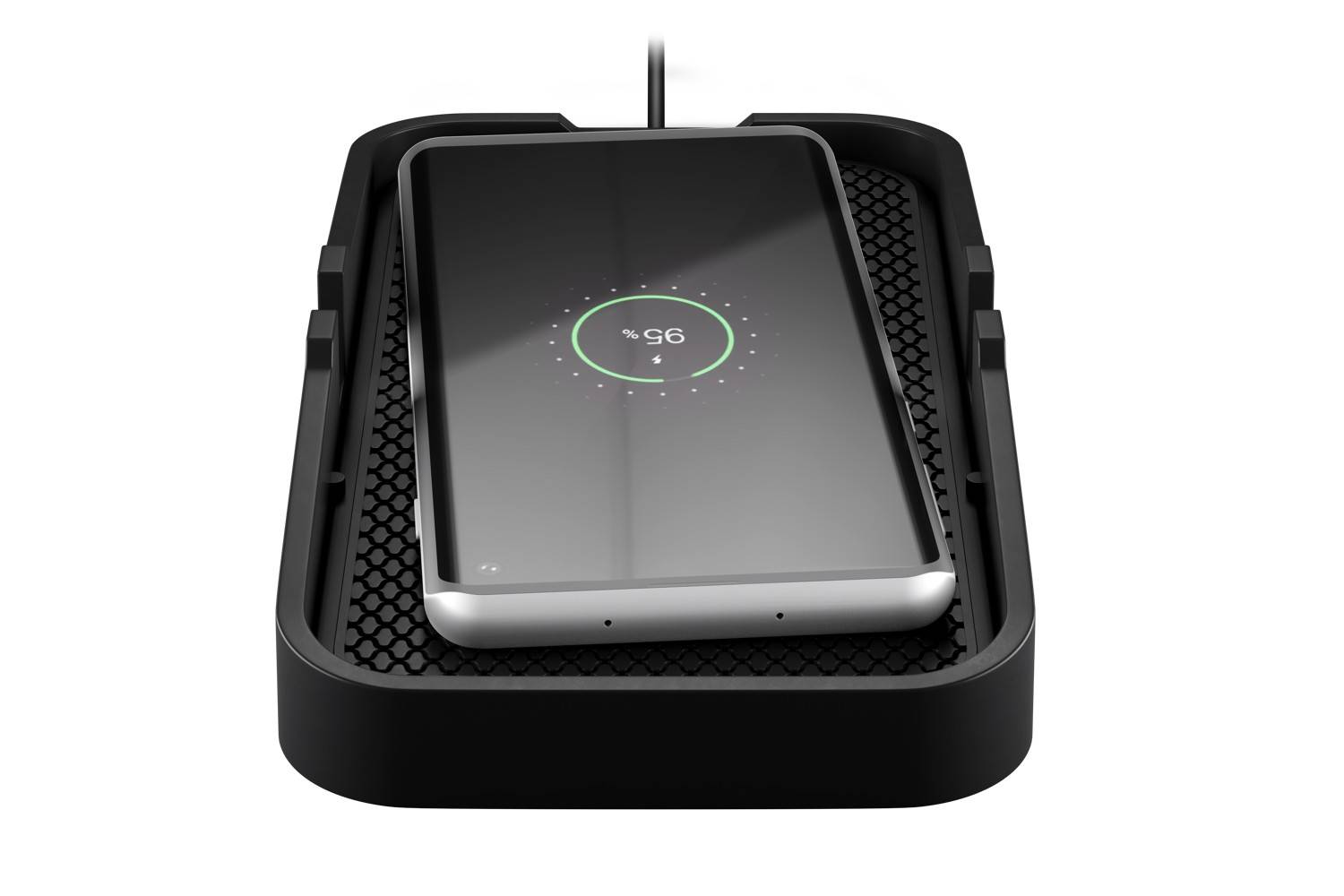 Goobay 60471 Kfz Wireless Charger 15W Handyhalter Qi Ladestation / Induktive Ladematte / Kabelloses Induktionsladegerät-0