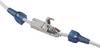 Goobay 79579 Outdoor CAT 6A STP / Slim Kabelverbinder IP68 wasserdicht / LSA Netzwerkkabel Kupplung / LAN Verbinder