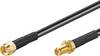 Goobay 51678 WLAN Antennenkabel RP SMA Anschlüsse Koaxialkabel Antennenkabelverlängerung WLAN Geräte Koaxial Schwarz 5m