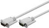 Goobay 68310 VGA auf VGA Kabel / Full HD Monitorkabel / VGA Stecker 15 polig / Bildschirmkabel für Monitor / Grau / 2m