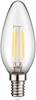 Goobay 65390 LED Glühbirne E14 Kerzenform 4 Watt / LED Birne warmweiß 2700 K / Kerzenbirne / LED Glühlampe Filament