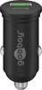 Goobay 61739 Dual USB Schnellladegerät PD Zigarettenanzünder / 45W Auto Ladegerät USB-A & USB-C Ladestecker / Schwarz