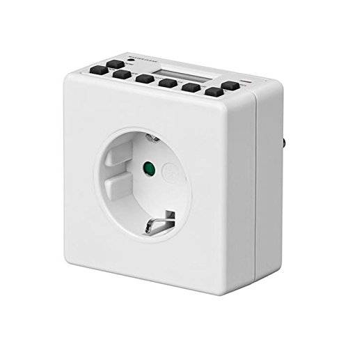 Goobay 93256 Digitale Zeitschaltuhr 3600W / 4 Tage Akku / Innen Schaltuhr für Steckdose / Timer 1 Min Takt / LCD Display-3