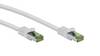 Goobay 61103 CAT 8.1 Patchkabel GHMT zertifiziert S/FTP PiMF halogenfrei 2 GHz Netzwerkkabel Internetkabel Weiß 0,5m
