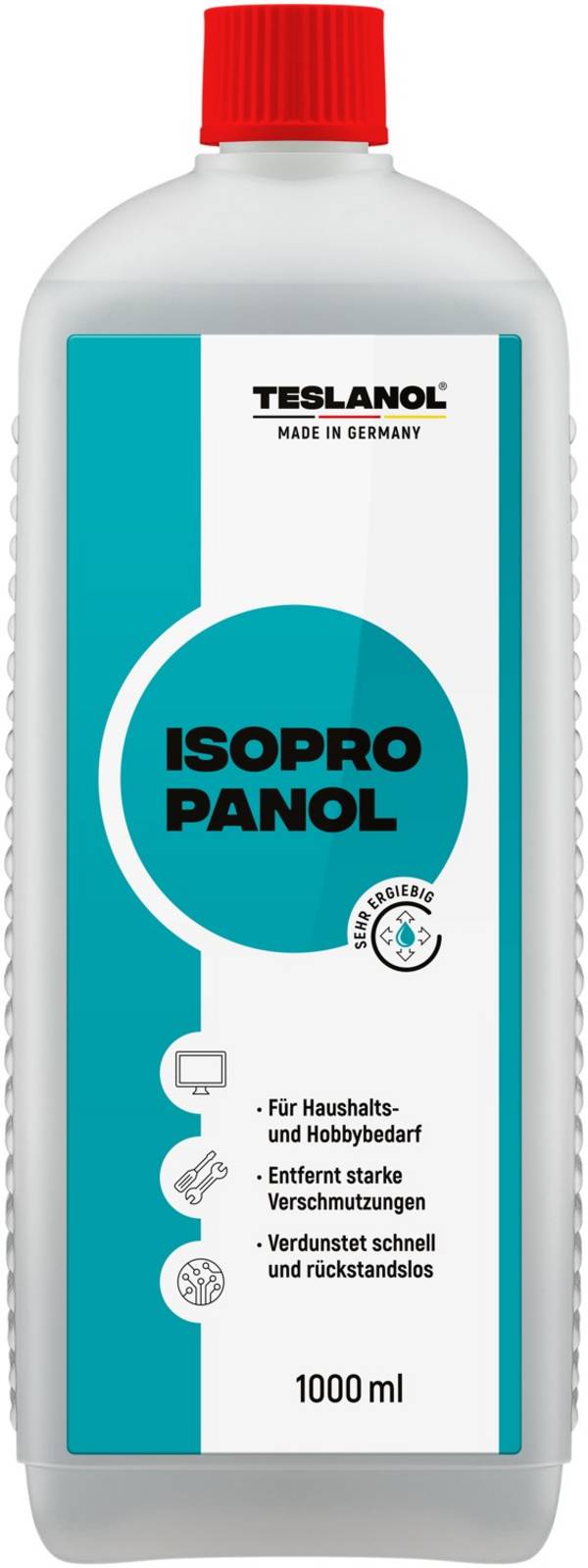 Teslanol Isopropanol 1000ml Aktiv-Reiniger 99,5% rein