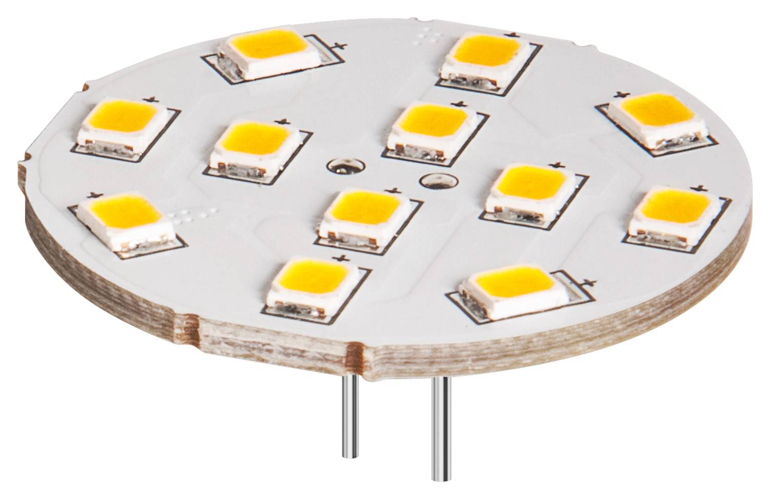 Goobay 30586 LED Tellerstrahler G4 Leuchtmittel 2 Watt / LED Glühbirne warmweiß 3000 K / Sockel G4 / LED Glühlampe 230lm-0
