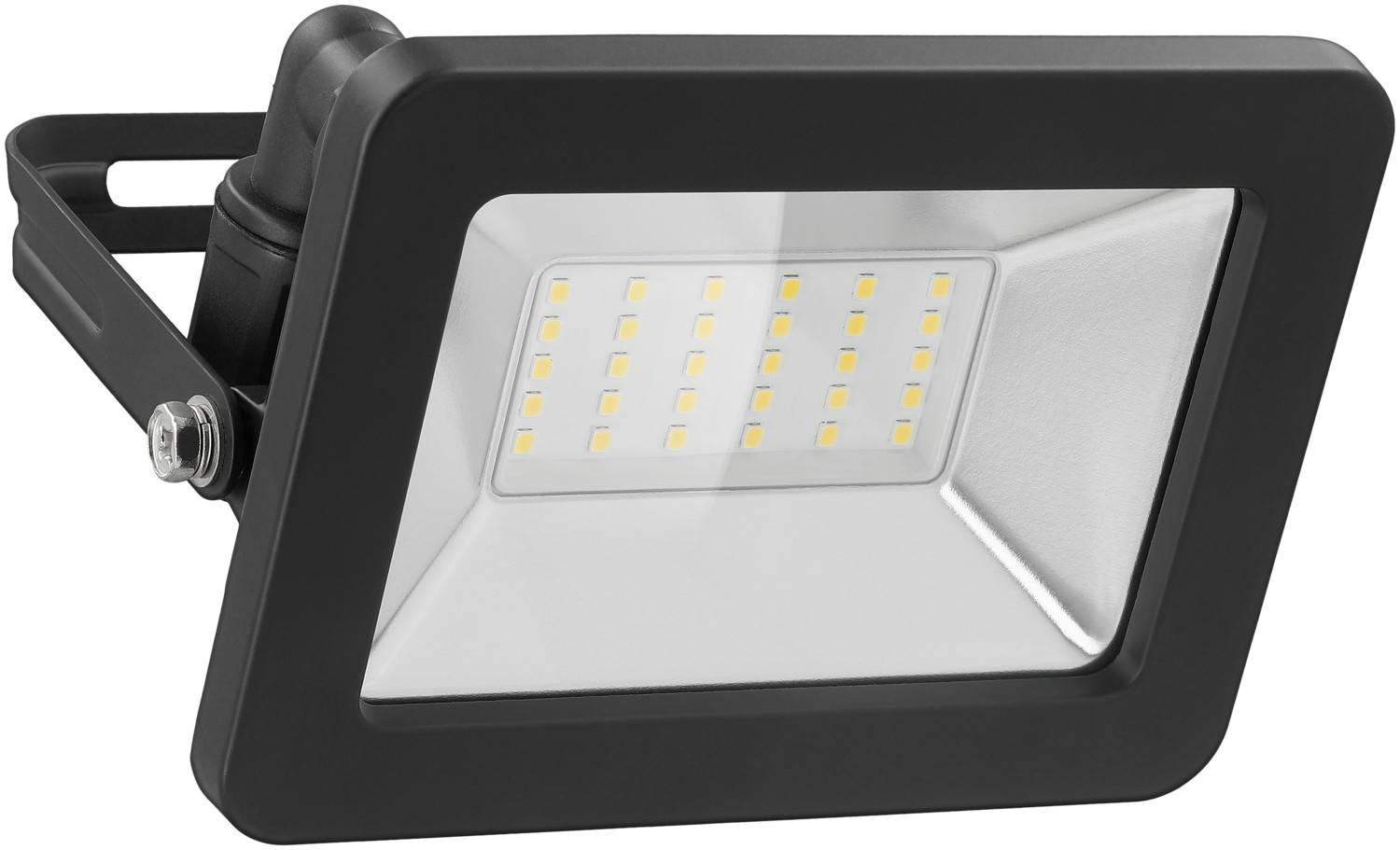 Goobay 53872 LED Strahler Außen 30W Außenstrahler 2550 lm / Scheinwerfer Wandmontage Fluter / Gartenstrahler / Schwarz-0