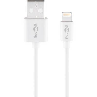 Goobay 44978 USB-A Netzteil 5W / Apple Lightning Ladekabel / iPhone Ladegerät / USB Adapter 5V 1A / Weiß / Kabel 1m-3