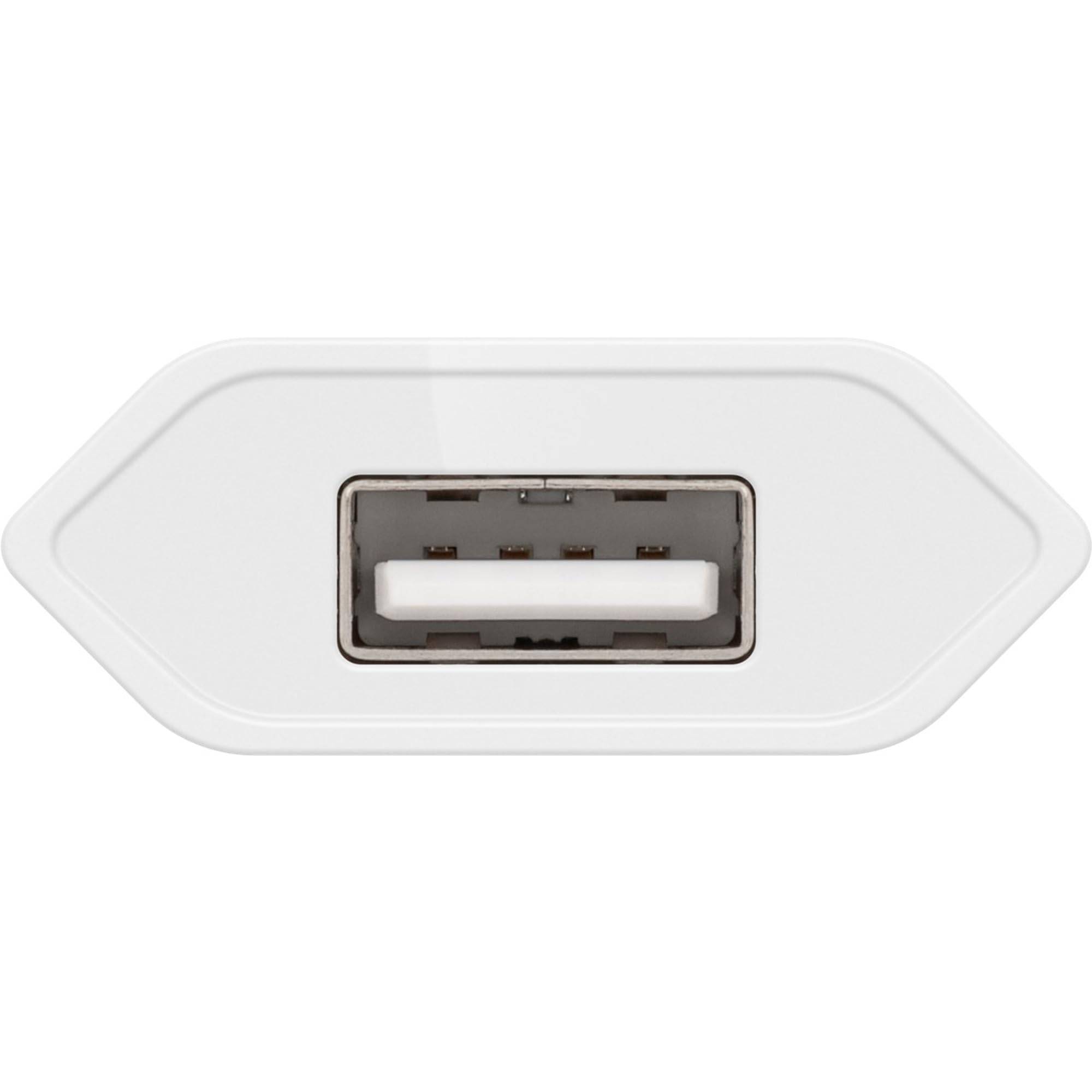 Goobay 44978 USB-A Netzteil 5W / Apple Lightning Ladekabel / iPhone Ladegerät / USB Adapter 5V 1A / Weiß / Kabel 1m-4