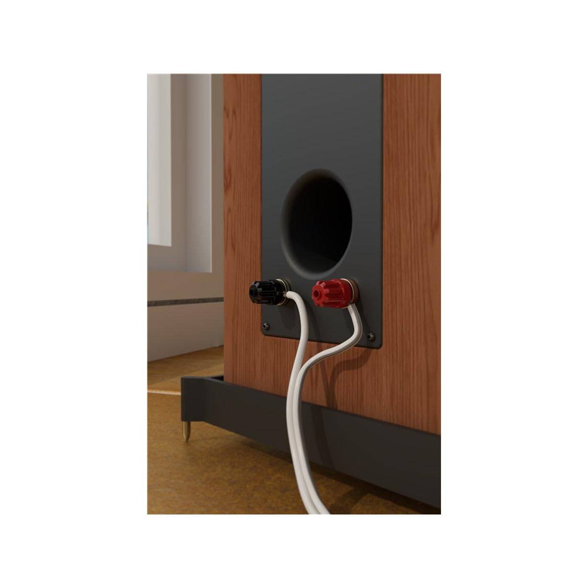 Goobay 15110 Lautsprecherkabel 2x 0,5 mm² Kupferlitze / Audiokabel Boxenkabel / Kupferkabel Meterware / Weiß / 25m-6
