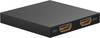 Goobay 58490 HDMI Umschalter 4 in 1 out Fernbedienung HDMI Switch 4K @ 60Hz 18 Gbit/s Toslink & 3,5mm Klinke Umschaltbox