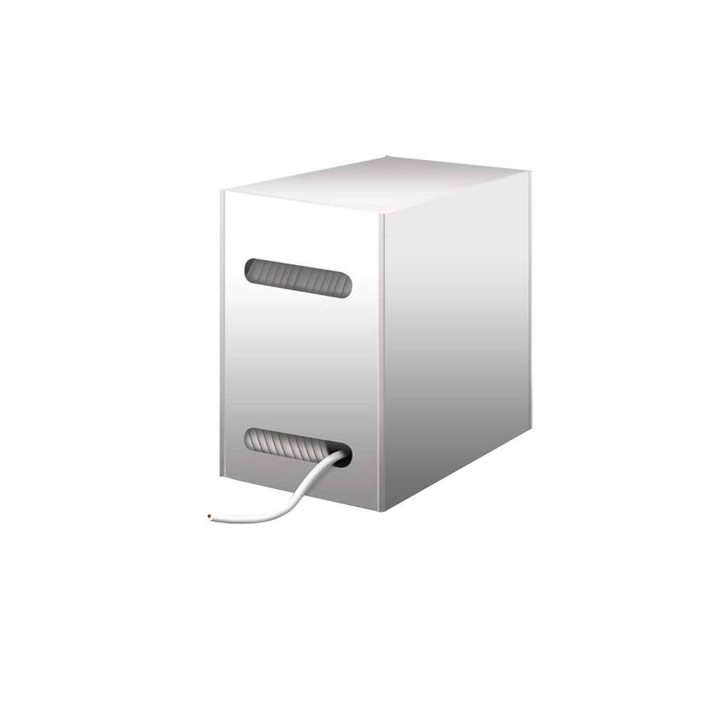 Goobay 91889 CAT 7A Netzwerkkabel SFTP / Kupfer / 1000 MHz Ethernet Kabel halogenfrei / AWG 23/1 (solid) / Orange / 250m-1