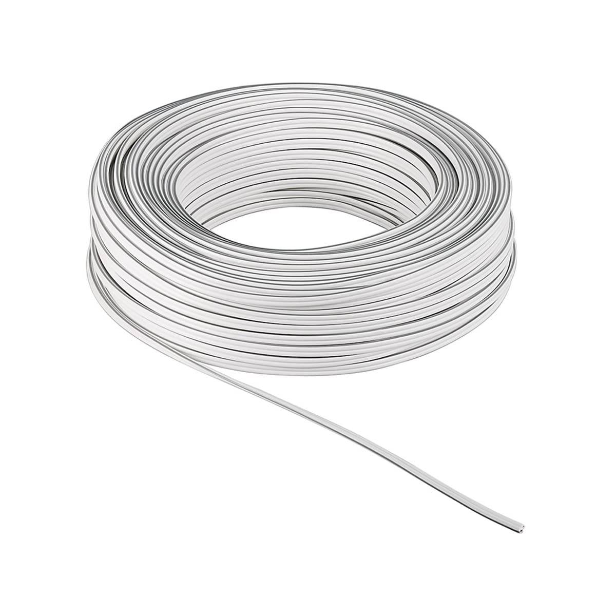 Goobay 67747 Lautsprecherkabel 2x 1,5mm² CCA Litze / Audiokabel Boxenkabel Litzenkabel Subwoofer Kabel / Weiß / 10m-3