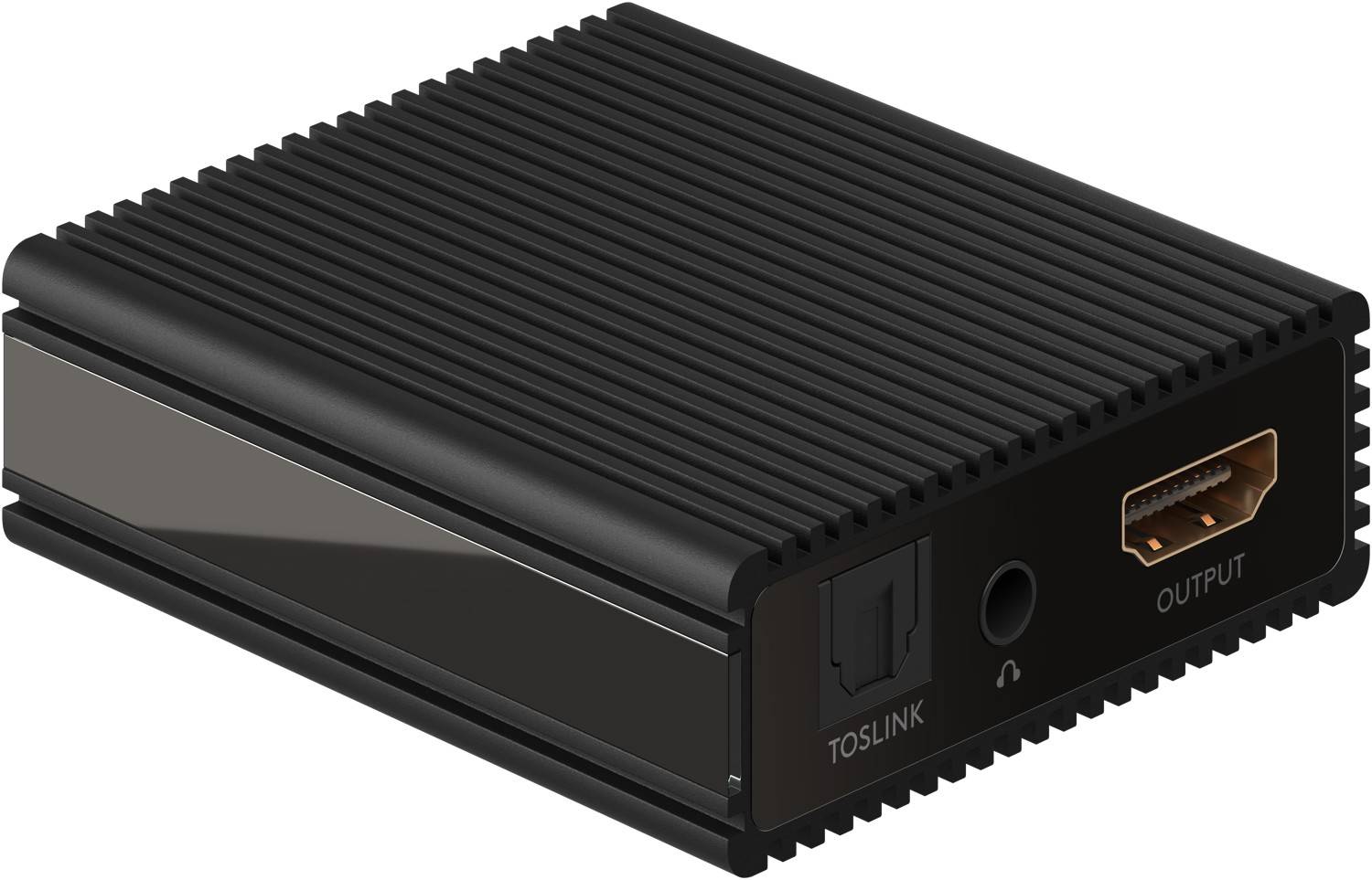 Goobay 58477 HDMI Extractor Audio 4K @ 60Hz Digital auf Analog Konverter 18 Gbit/s HDMI Audio Adapter Toslink & Klinke-0
