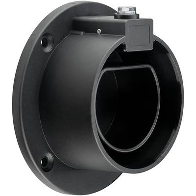 Goobay 61141 Wandhalterung Typ 2 Ladekabel Hybrid & E-Auto Stecker Schutz Halterung für Wallbox Kabelhalter Wand Schwarz-0