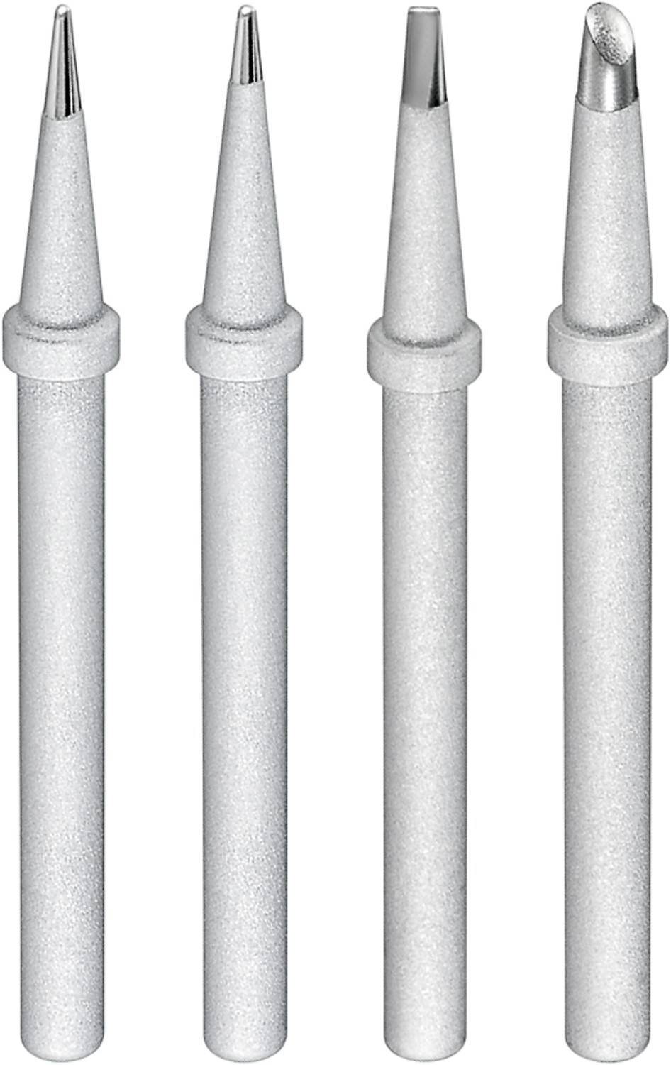 Goobay 51092 Lötspitze Set für Lötstation AP2 / Lötkolben Spitzen Ersatz Lötspitzen Soldering Tips zum Löten / 4 Stück-0
