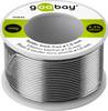 Goobay 40844 Lötzinn bleifrei ø 1mm Lötdraht Flussmittel / 0,3 % Silber / 217 °C Schmelzpunkt / bleifrei Löten Zinn 100g