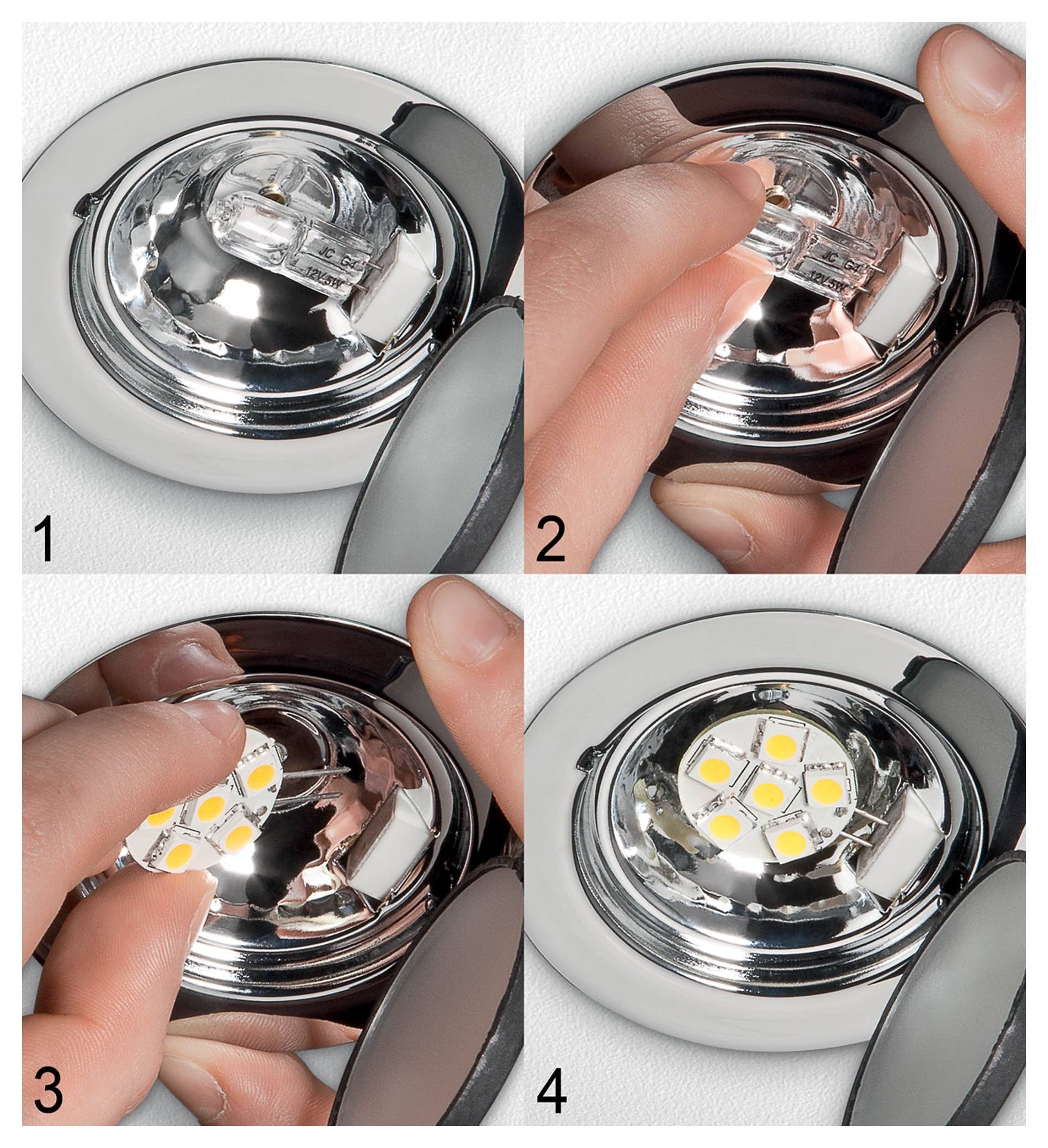 Goobay 30590 LED Strahler G4 Leuchtmittel 1,5 Watt / LED Glühbirne warmweiß 3000 K / Sockel G4 / LED Glühlampe 150 lm-2
