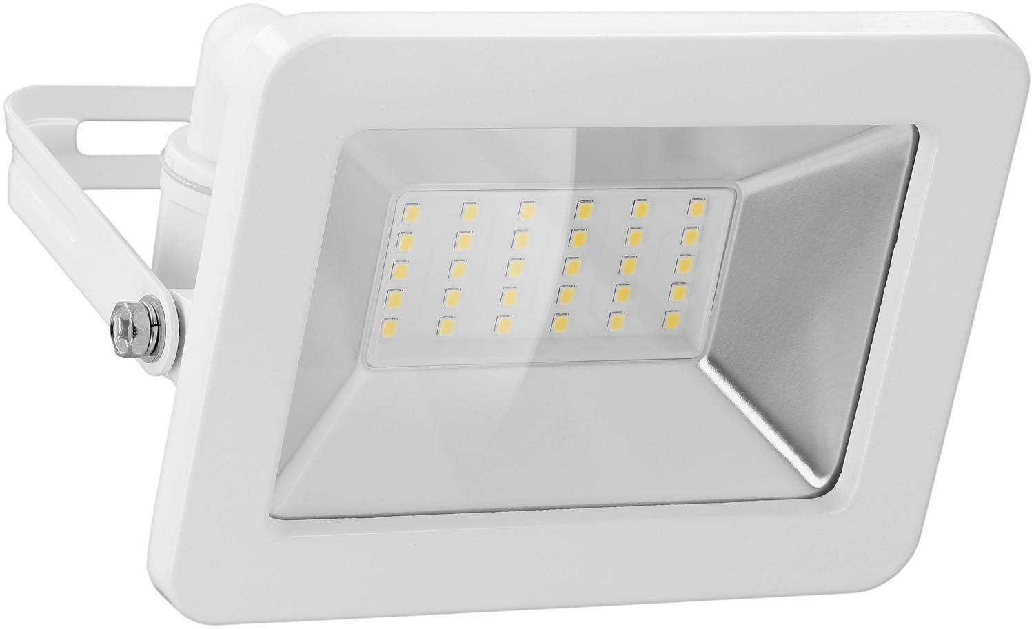 Goobay 53873 LED Strahler Außen 30W Außenstrahler 2550 lm / Scheinwerfer Wandmontage Fluter / IP56 Gartenstrahler / Weiß-0