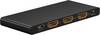 Goobay 58481 HDMI Splitter 1 in 2 out HDMI Kabel 4K @ 60Hz Hub HDMI Weiche 18 Gbit/s Verteiler für 2 Monitore eARC