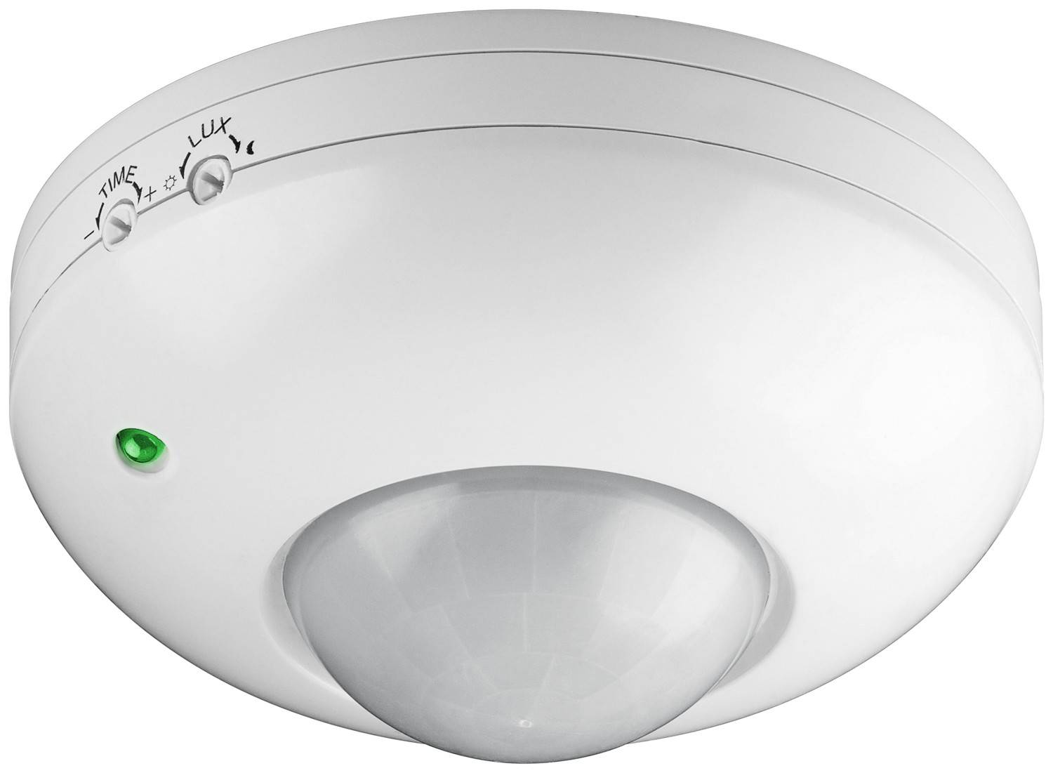 Goobay 95172 Infrarot Bewegungsmelder mit 360° PIR-Sensor für LED Deckenleuchte innen Aufputz Infrarot Melder, 6 m, Weiß-0