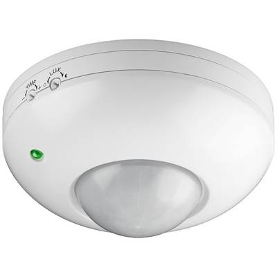 Goobay 95172 Infrarot Bewegungsmelder mit 360° PIR-Sensor für LED Deckenleuchte innen Aufputz Infrarot Melder, 6 m, Weiß-0