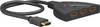 Goobay 58487 HDMI Umschalter 3 in 1 out HDMI Kabel 4K @ 30Hz Manuell HDMI Switch 10,2 Gbit/s Umschaltbox HDMI Weiche ARC