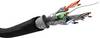 Goobay 52768 CAT 7 Netzwerkkabel SFTP / Außenbereich / Ethernet 600 MHz / OFC Twisted Pair Verlegekabel / Schwarz / 100m