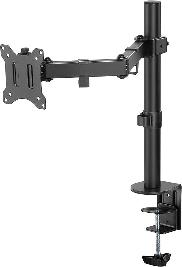 Goobay Monitorhalterung Single FLEX zur Tischmontage 43 cm (17") - 81 cm (32") Monitorarm rotier- & schwenkbar 8kg-0
